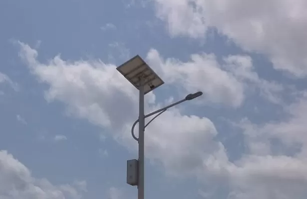Split Solar Straßen laternen