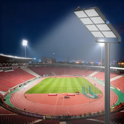 Umfassende Stadion beleuchtung