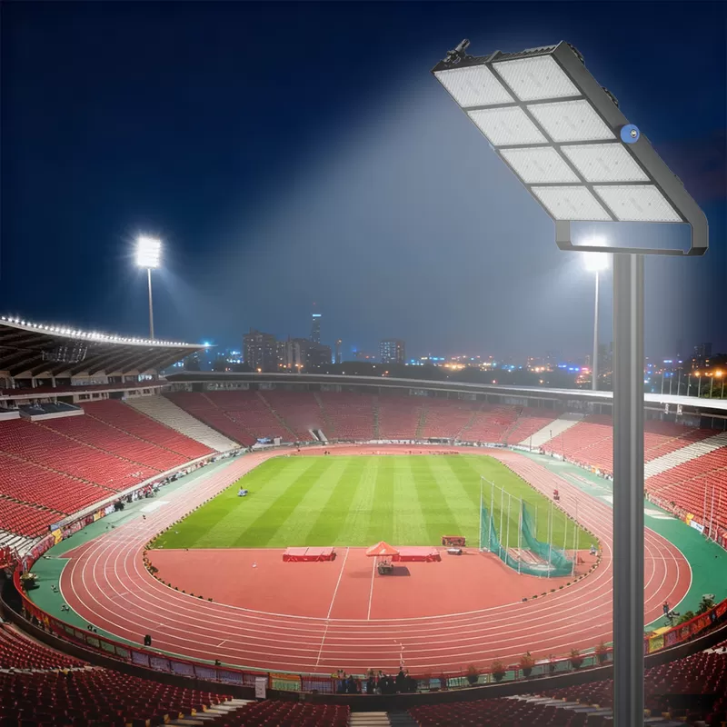 Umfassende Stadion beleuchtung