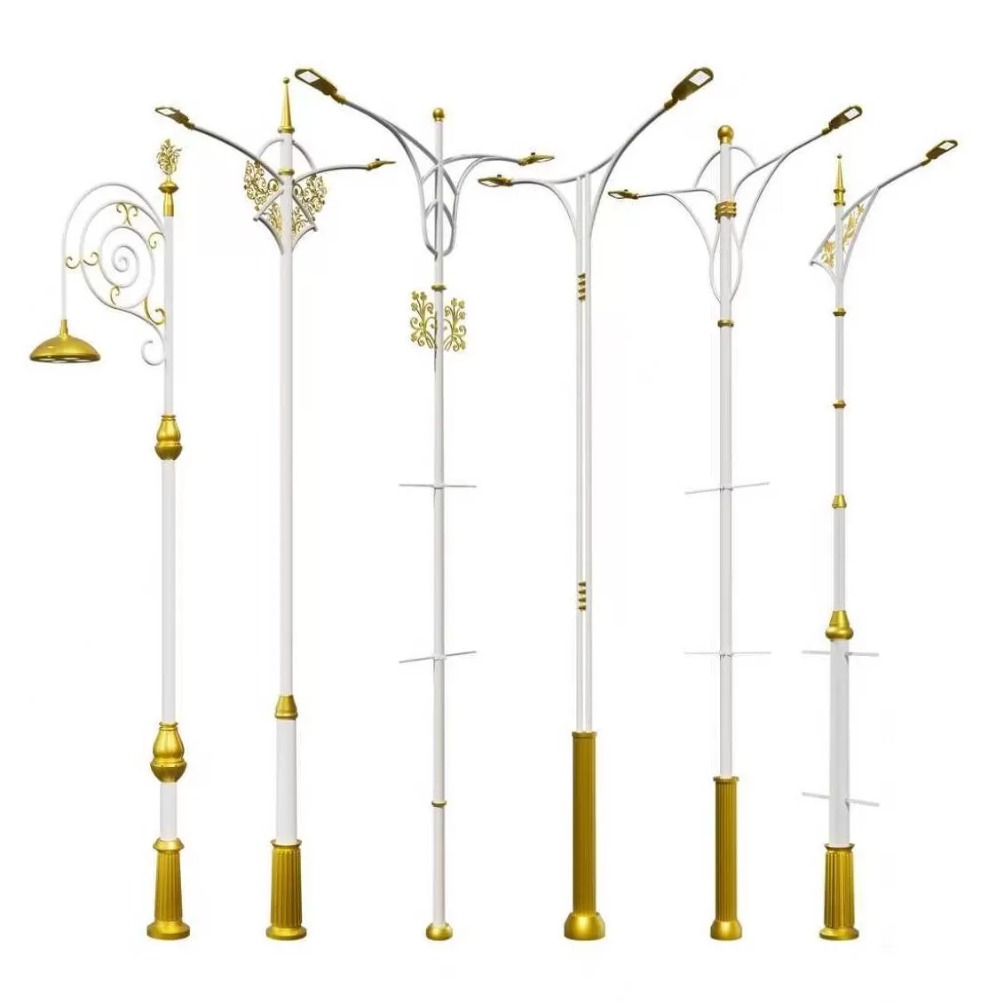 Dekorative Licht mast