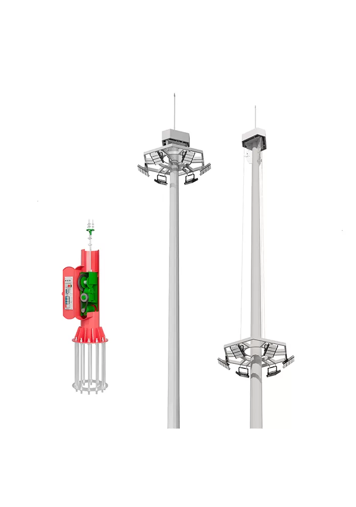 Hoher Mast mit Hebe system Preis