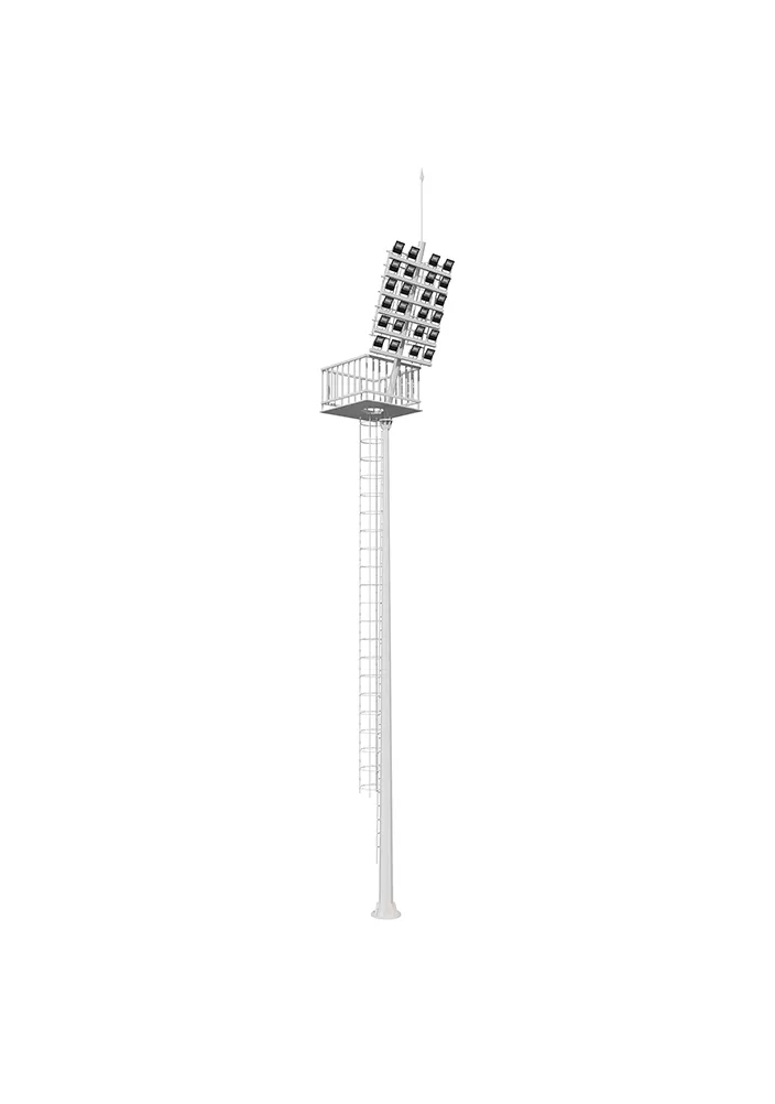 Hoher Mast mit Sicherheits käfig leiter Preis