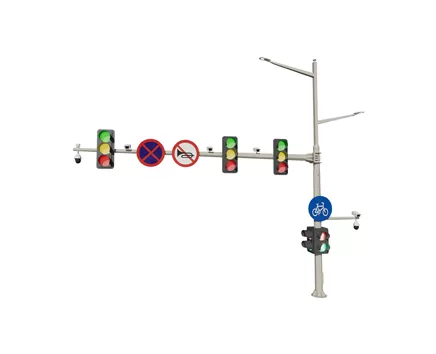 Integrierter Lichtmast