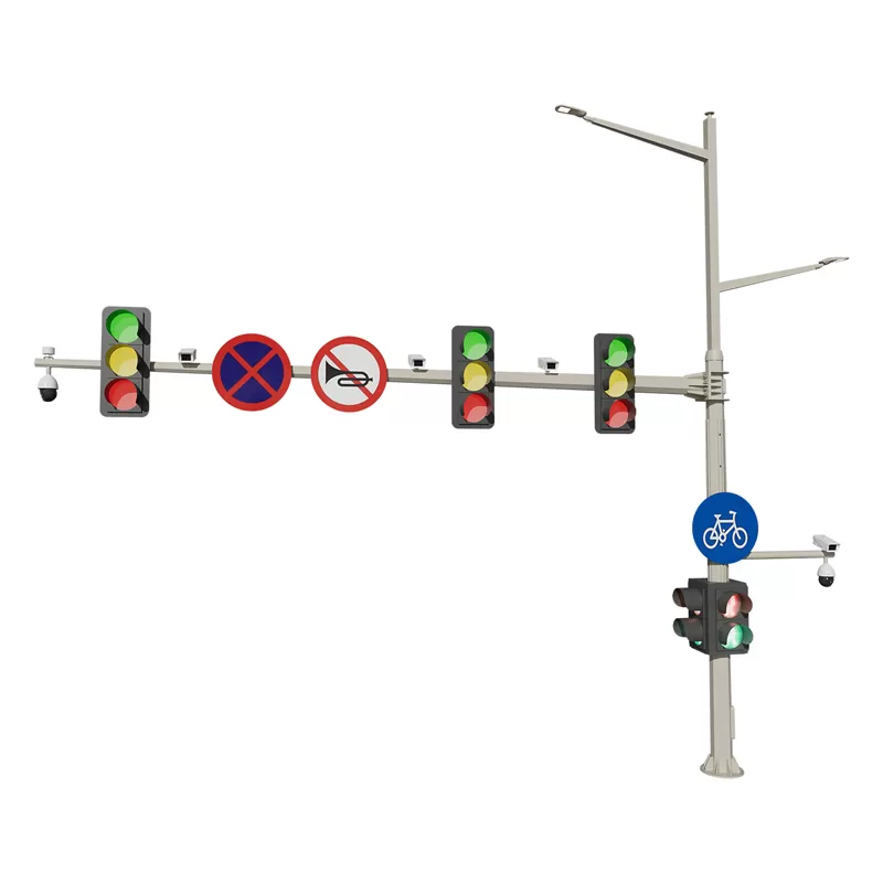 Integrierter Lichtmast