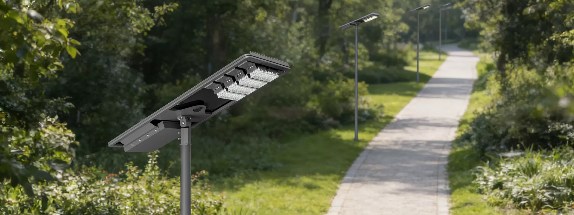 Produkt anwendung der neuen All-in-One Solar Street Light