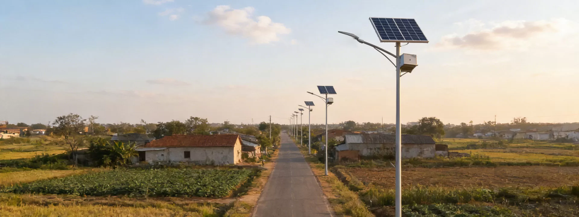 Produkt anwendung von Solar Street Light mit Gel-Batterie