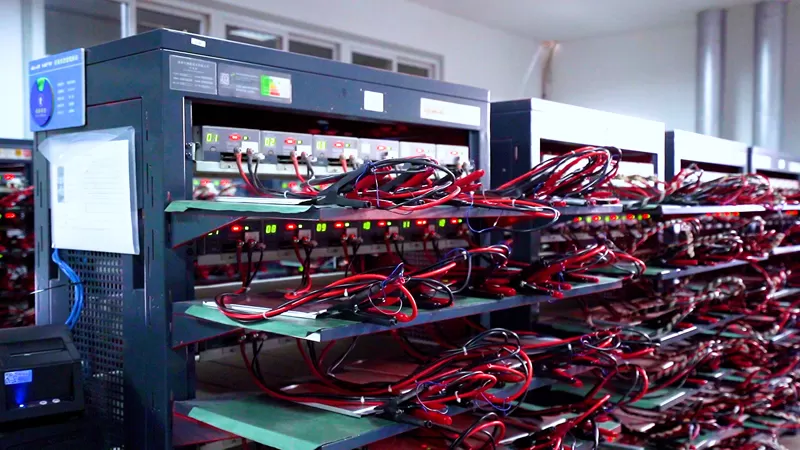 Produktion der Batterie