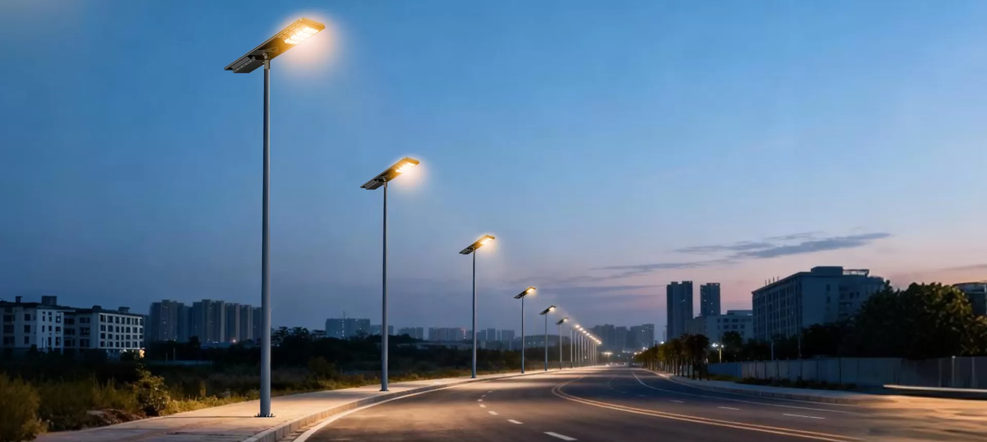 Intelligente Solar-Straßen leuchte