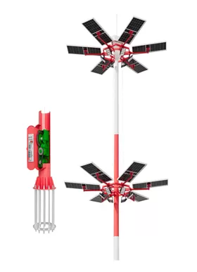 Solar hoher Mast