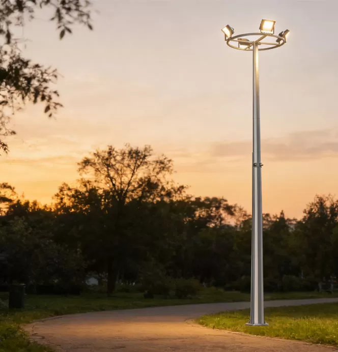 Was ist der Mechanismus von faltbaren Lichtmasten?