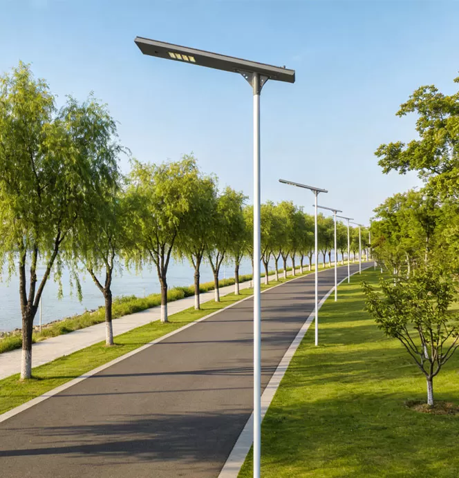 Arbeits prinzip von allen in einer Solar Street Lights